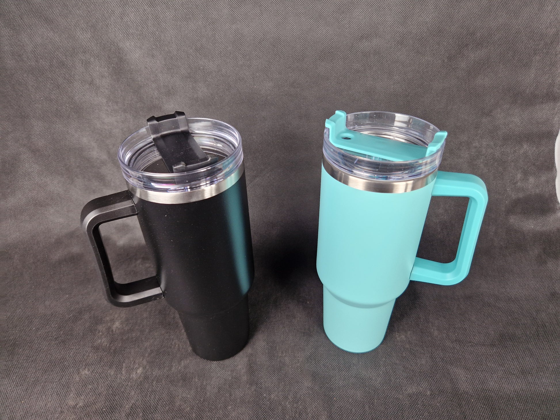 Stainless steel 40oz insulated tumbler with custom laser engraved personalization