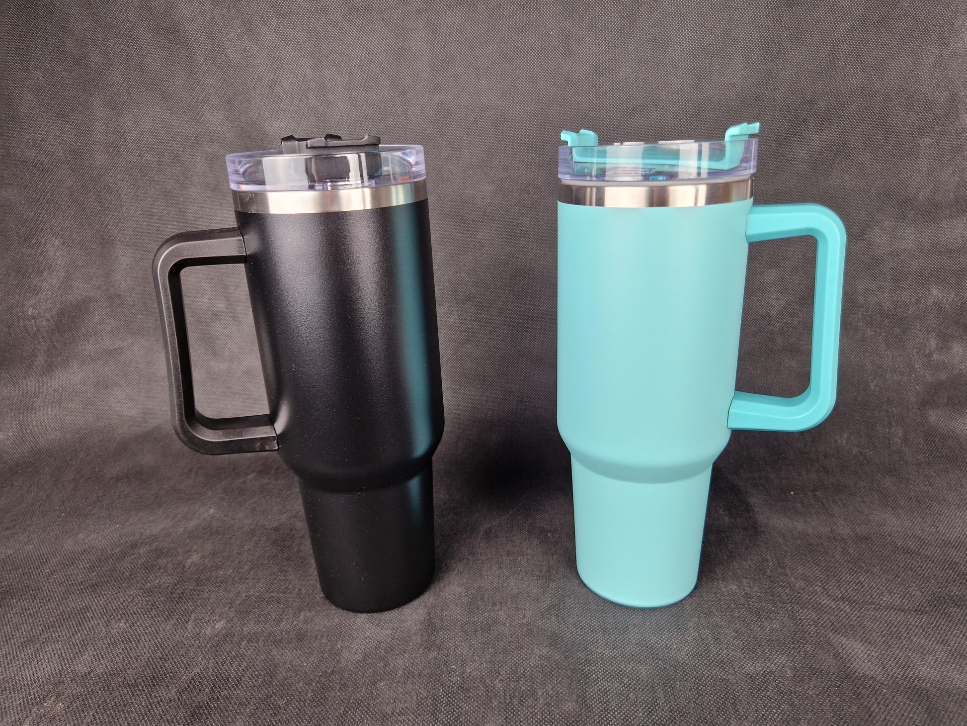 Stainless steel 40oz insulated tumbler with custom laser engraved personalization