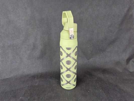Personalized Stanley Ice Flow bottle with custom laser engraving and insulated design