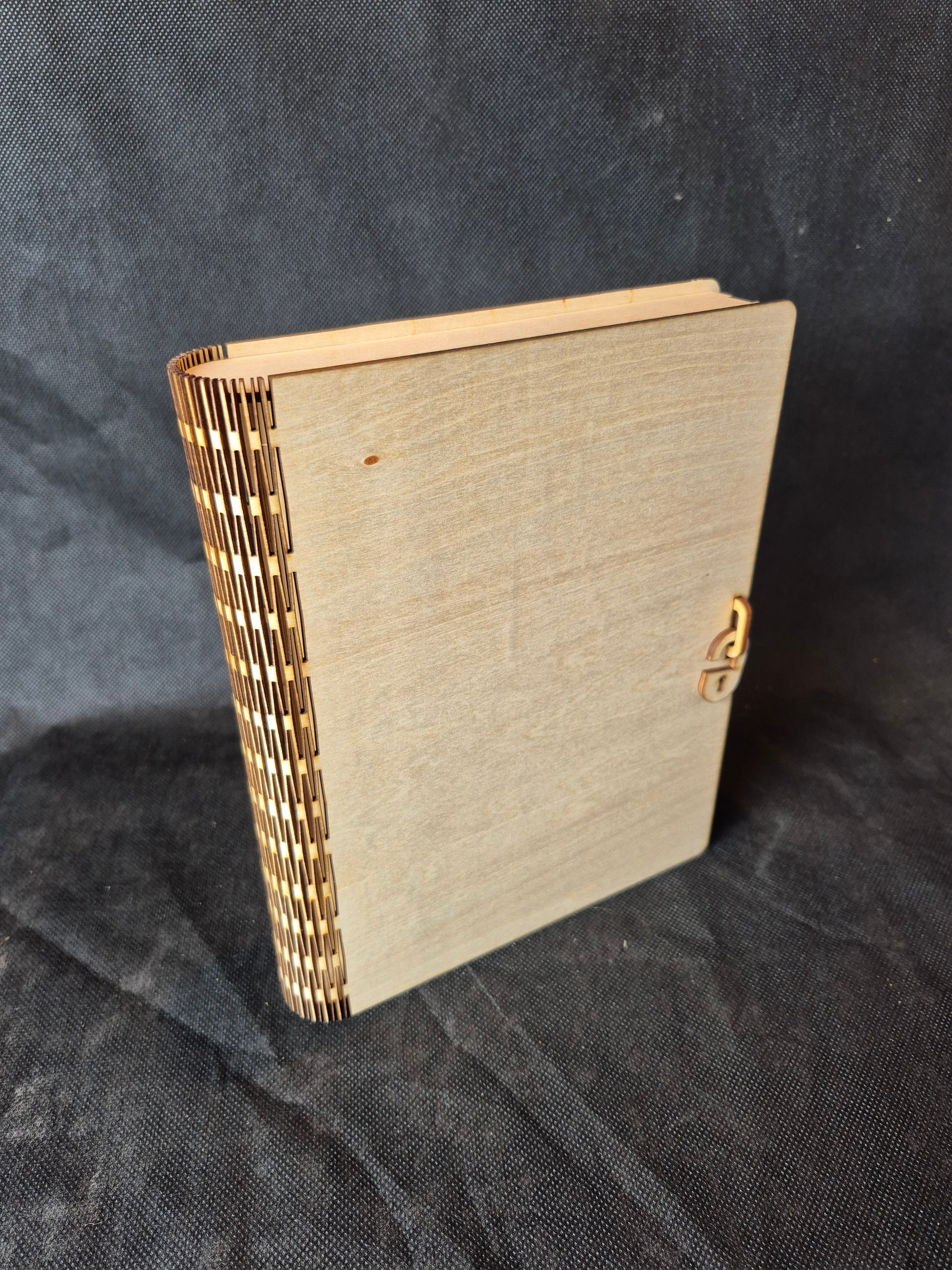 Personalised wooden memorial keepsake box with custom laser engraving on the lid.