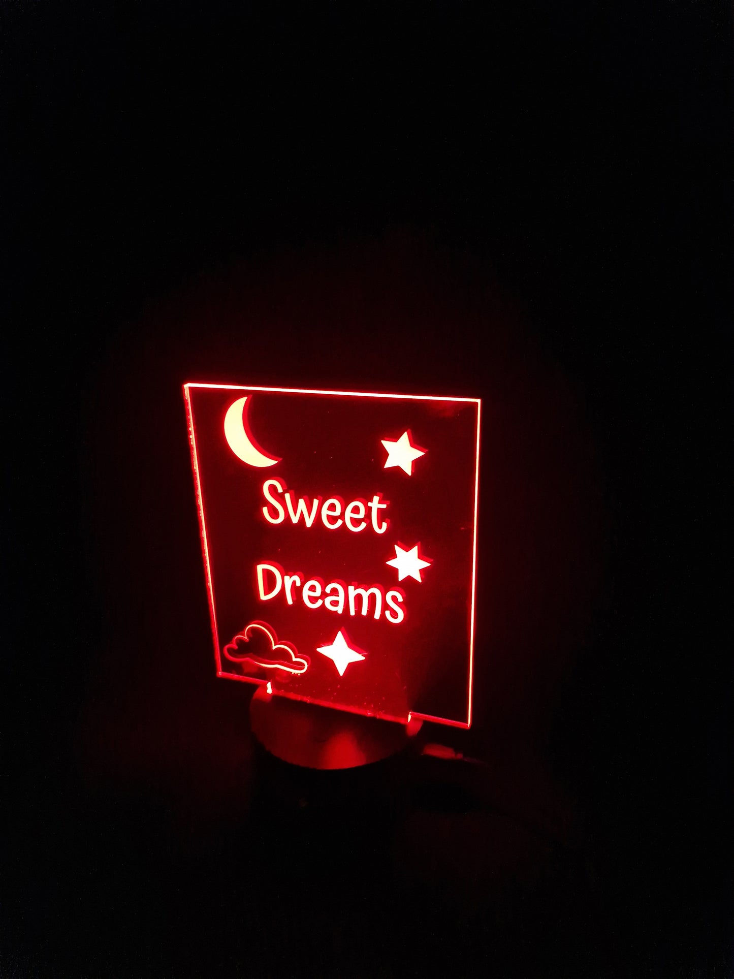 Engraved Acrylic Illuminated Sign/Nightlight