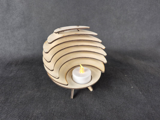 Spherical Geometric Tea Light holder